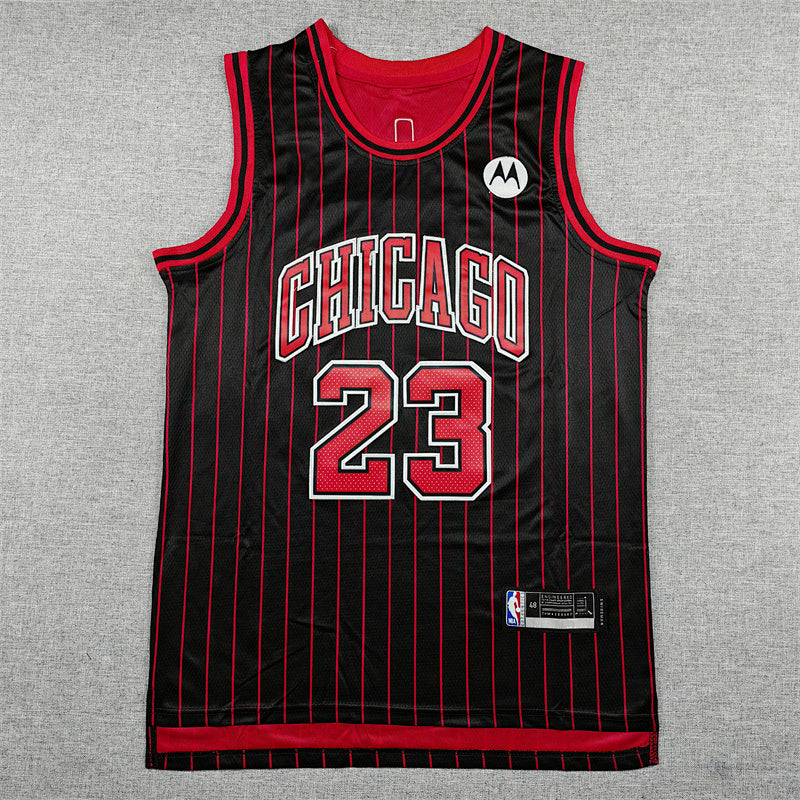 2026-27 NBA Bulls Black Stripes Announcement Edition No.23 JORDAN