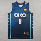 2026-27 NBA Thunder Blue City Edition No.8 WILLIAMS