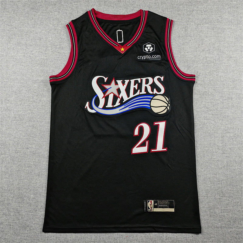 2026-27 NBA 76ers Classic Black Edition No.21 EMBIID
