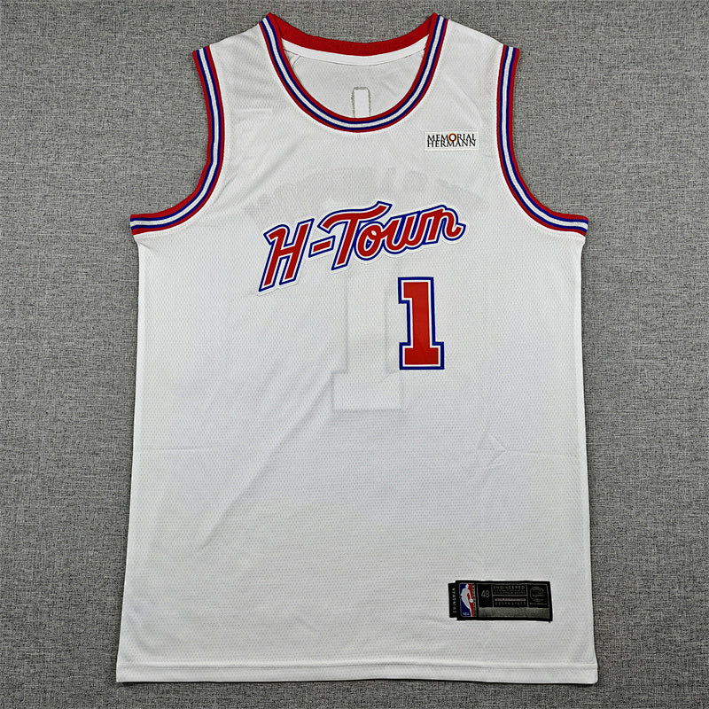 2026-27 NBA Rocket White City Edition No.1 THOMPSON