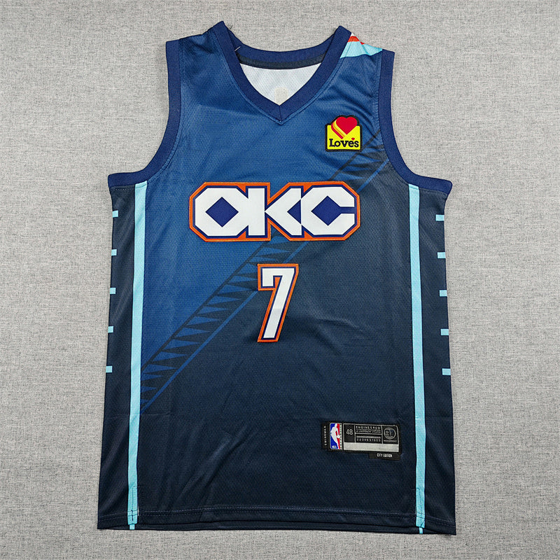 2026-27 NBA Thunder Blue City Edition No.7 HOLMGERN