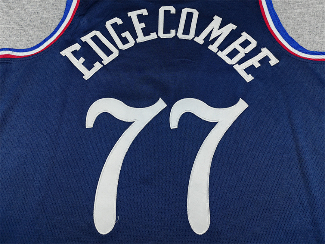 2026-27 NBA 76ers Deep Blue City Edition No.77 EDGECOMBE