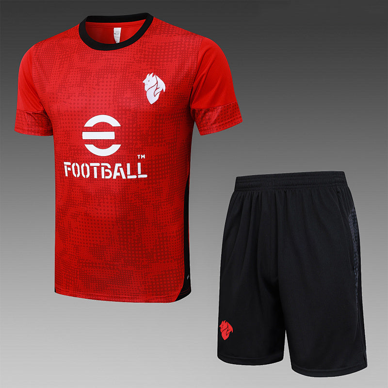 2025-26 AC Milan Short-sleeved shorts training suit