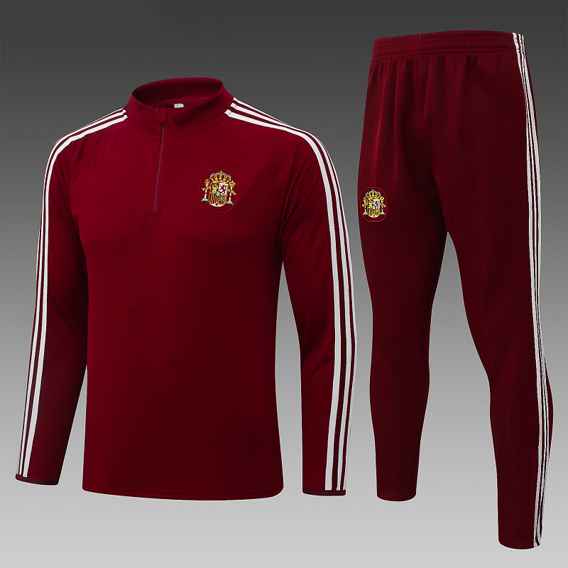 Traje de entrenamiento rojo de España 2026-27