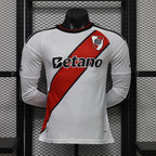 2026-27 River Plate Home Player Version Long Sleeve Football Jersey