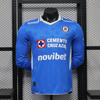 2026-27 Cruz Azul Home Player Version Long Sleeve Football Jersey