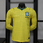 2026-27 Brazil Home Player Version Long sleeves