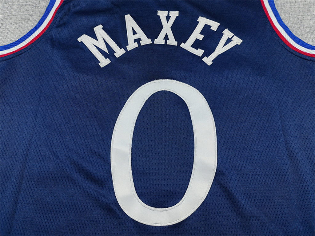 2026-27 NBA 76ers Deep Blue City Edition No.0 MAXEY