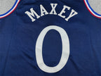 2026-27 NBA 76ers Deep Blue City Edition No.0 MAXEY