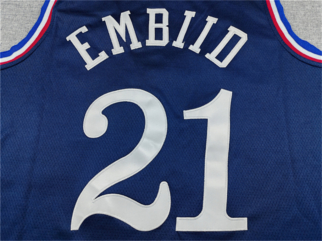 2026-27 NBA 76ers Deep Blue City Edition No.21 EMBIID