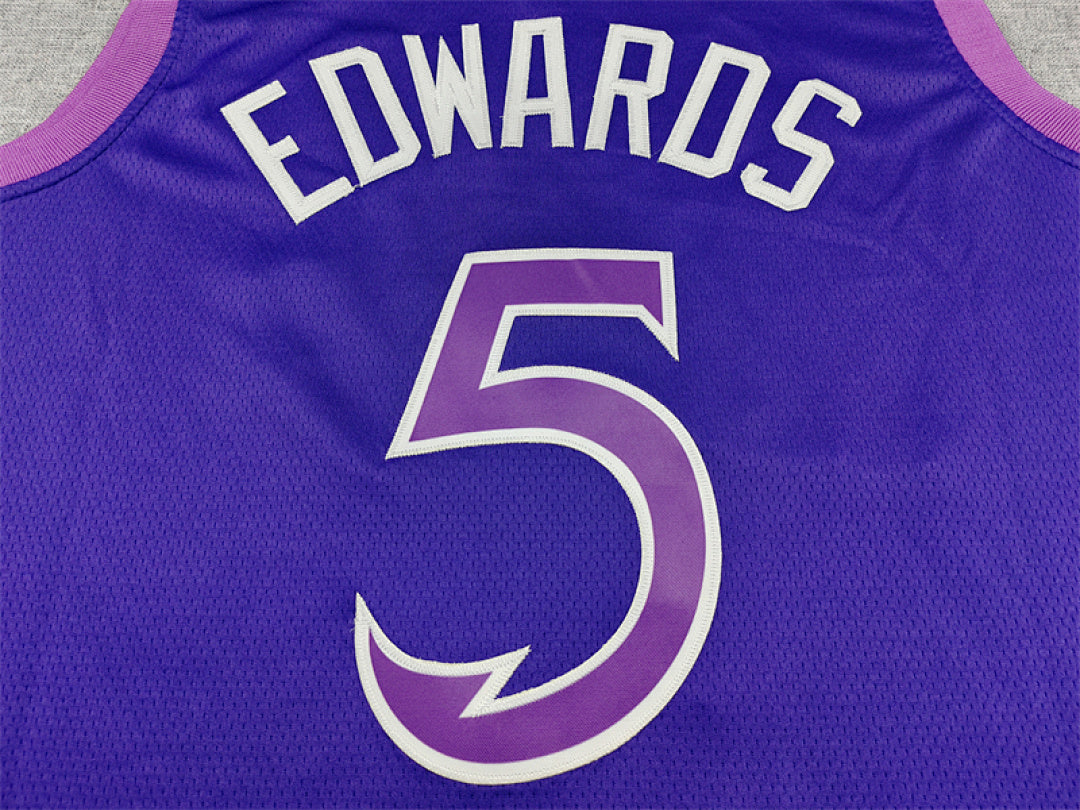 2026-27 NBA Timberwolves Classic Purple No.5 EDWARDS