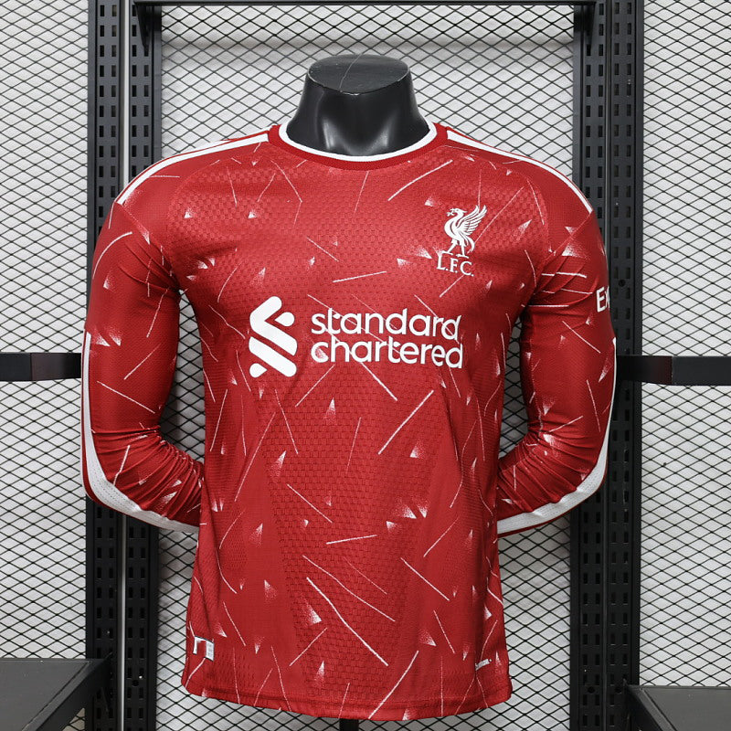 2026-27 Liverpool Home Player Version Long sleeves