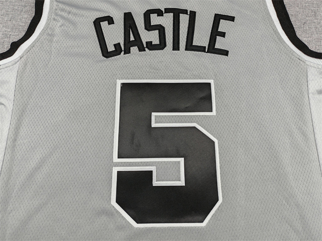 2026-27 NBA Spurs Grey Declaration Edition No.5 CASTLE