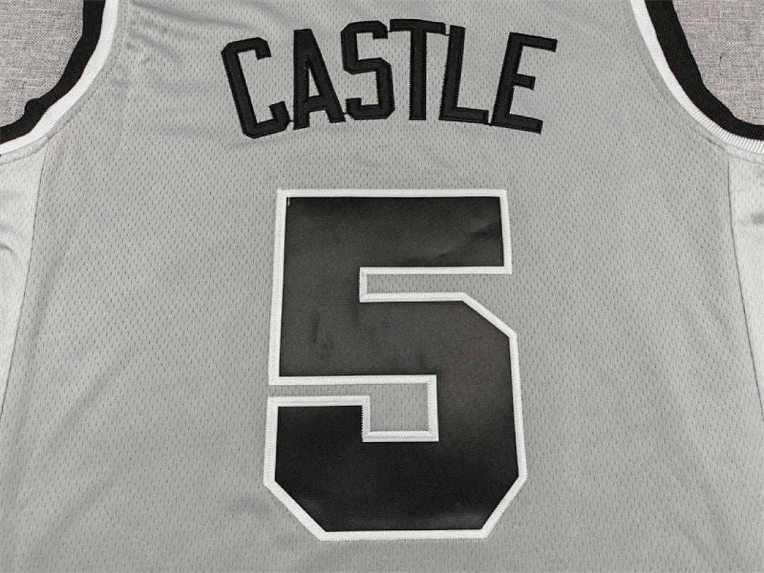 2026-27 NBA Spurs Grey Declaration Edition No.5 CASTLE