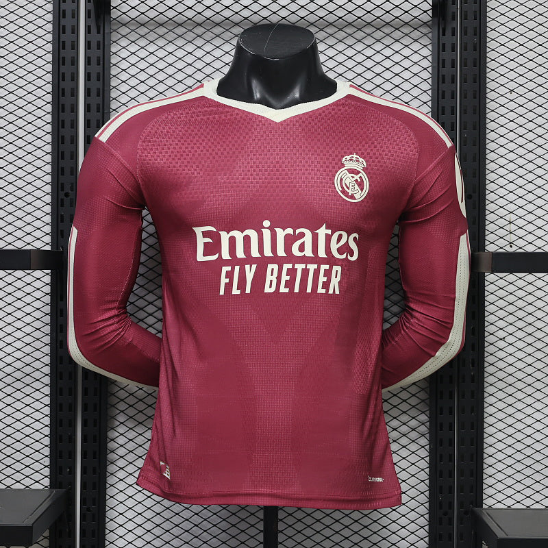 2026-27 Real Madrid Second Away Player Version Long Sleeve