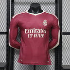 2026-27 Real Madrid Second Away Player Version Long Sleeve