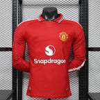 2026-27 Manchester United Home Player Version Long Sleeves