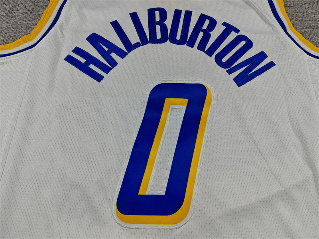 2026-27 NBA Pacers White City Edition No.0 HALLBURTON
