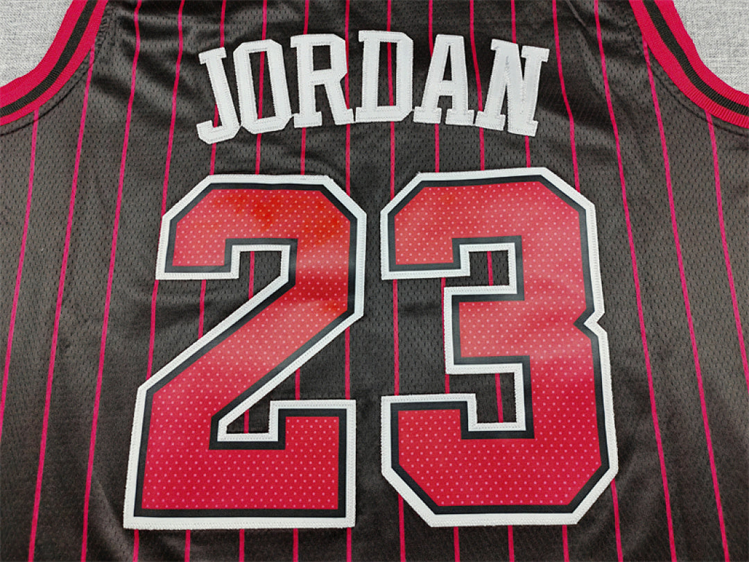 2026-27 NBA Bulls Black Stripes Announcement Edition No.23 JORDAN