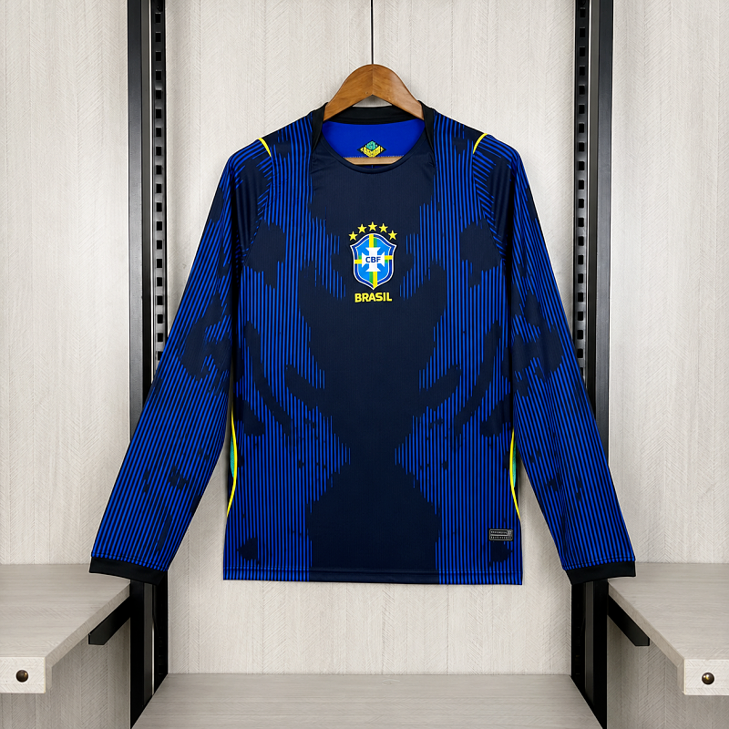 2026-27 Brazil Away Fan Version Long Sleeve