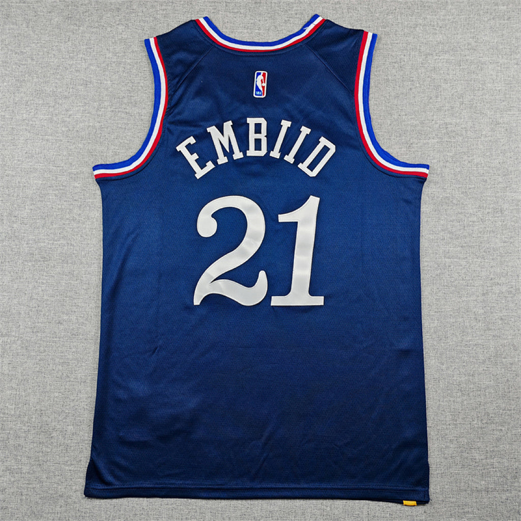 2026-27 NBA 76ers Deep Blue City Edition No.21 EMBIID