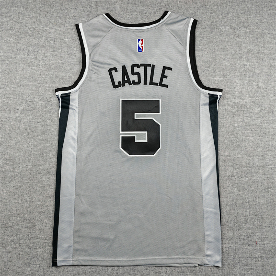 2026-27 NBA Spurs Grey Declaration Edition No.5 CASTLE