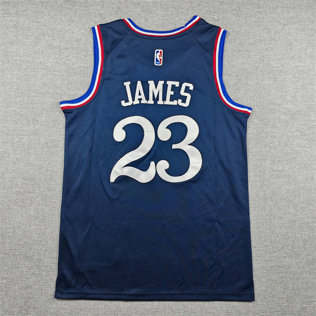 2026-27 NBA 76ers Deep Blue City Edition No.23 JAMES