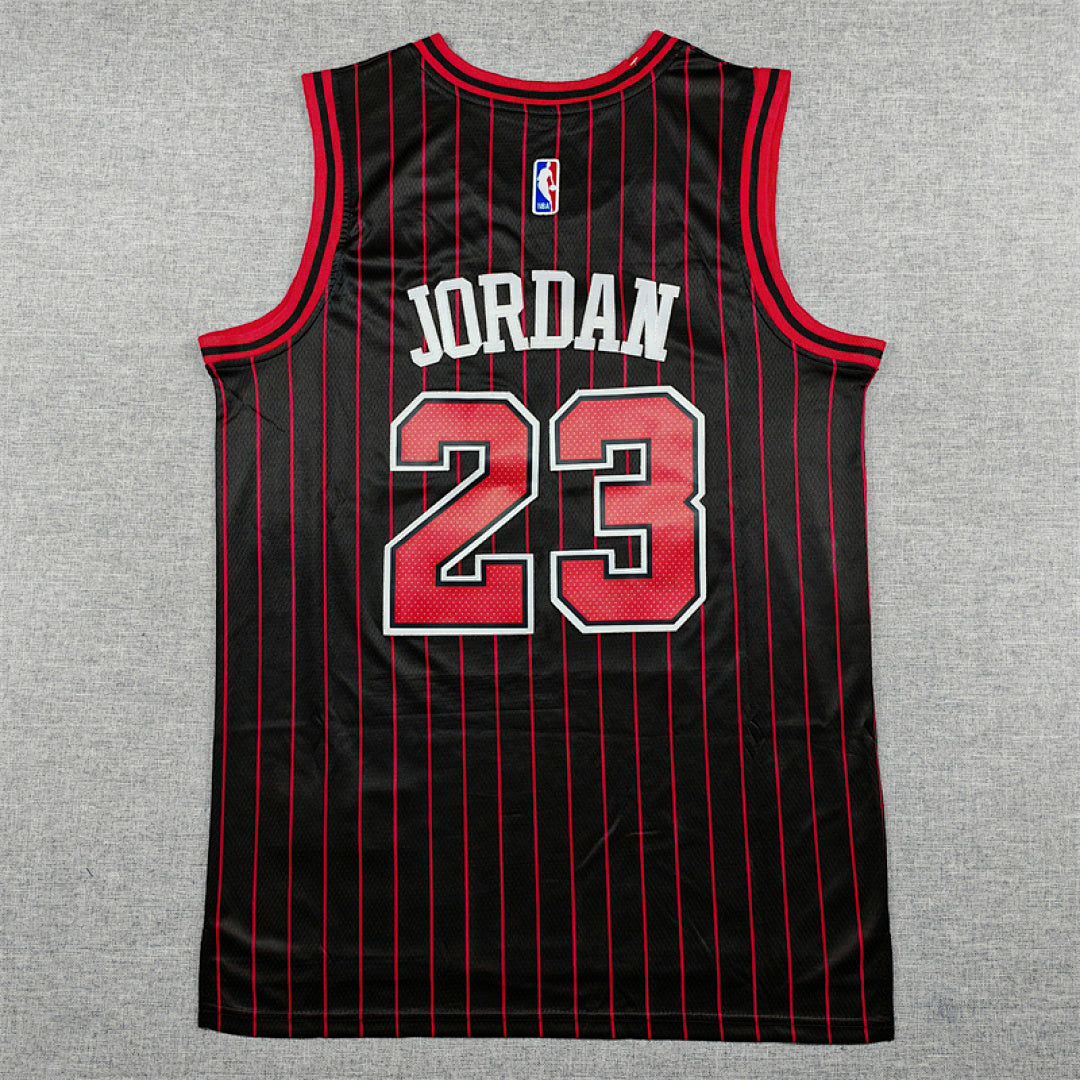 2026-27 NBA Bulls Black Stripes Announcement Edition No.23 JORDAN