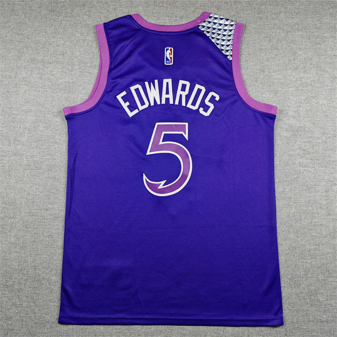 2026-27 NBA Timberwolves Classic Purple No.5 EDWARDS