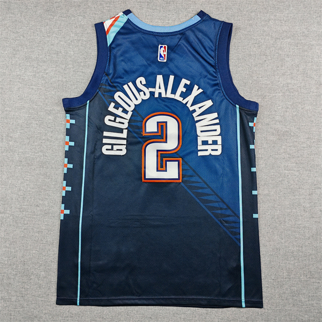 2026-27 NBA Thunder Blue City Edition No.2 GILGEOUS-ALEXANDER