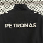 Traje de carreras cortavientos Mercedes Team Black 2026