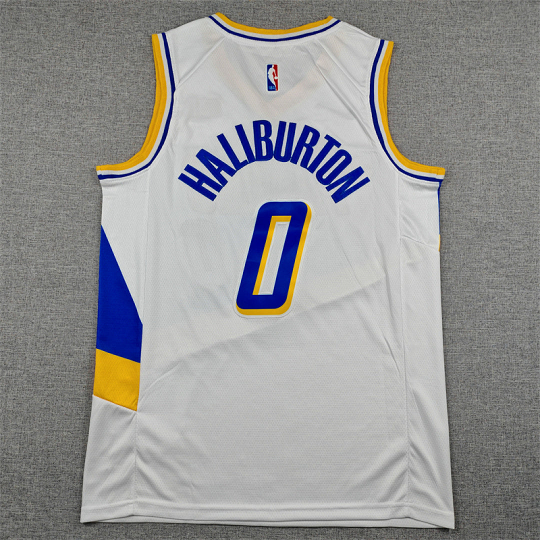 2026-27 NBA Pacers White City Edition No.0 HALLBURTON