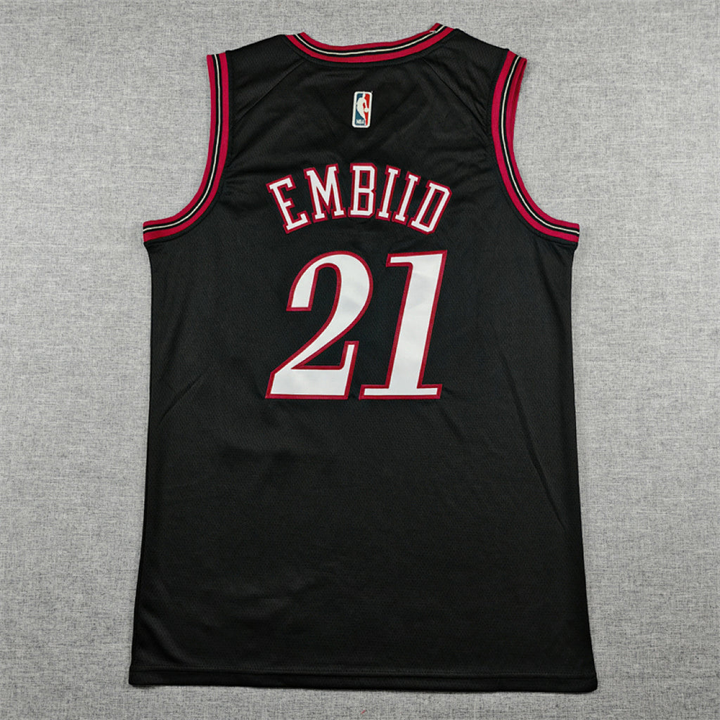 2026-27 NBA 76ers Classic Black Edition No.21 EMBIID