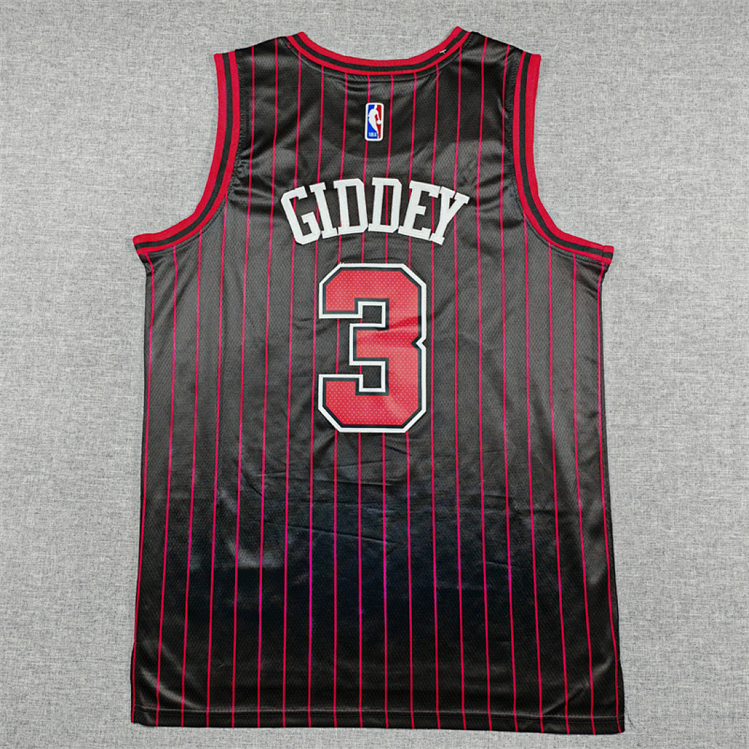 2026-27 NBA Bulls Black Stripes Announcement Edition No.3 GIDDEY