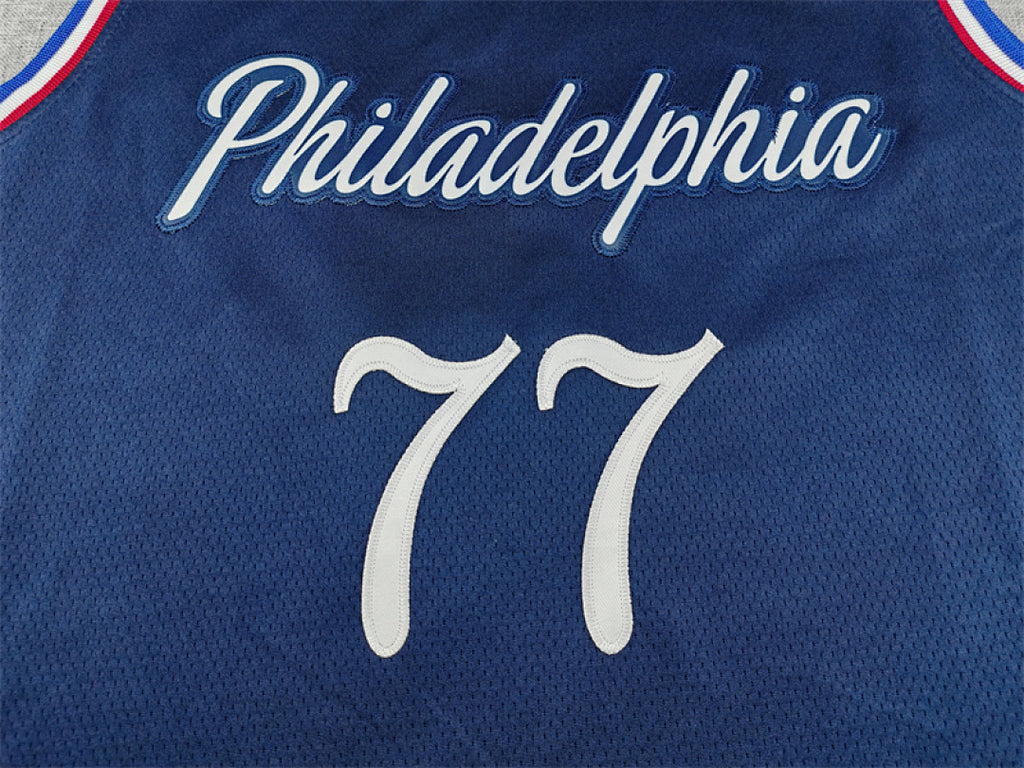 2026-27 NBA 76ers Deep Blue City Edition No.77 EDGECOMBE