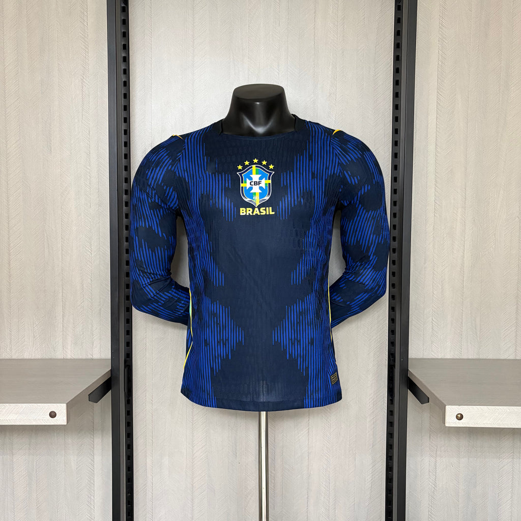 2026-27 Brazil Away Player Version Long sleeves