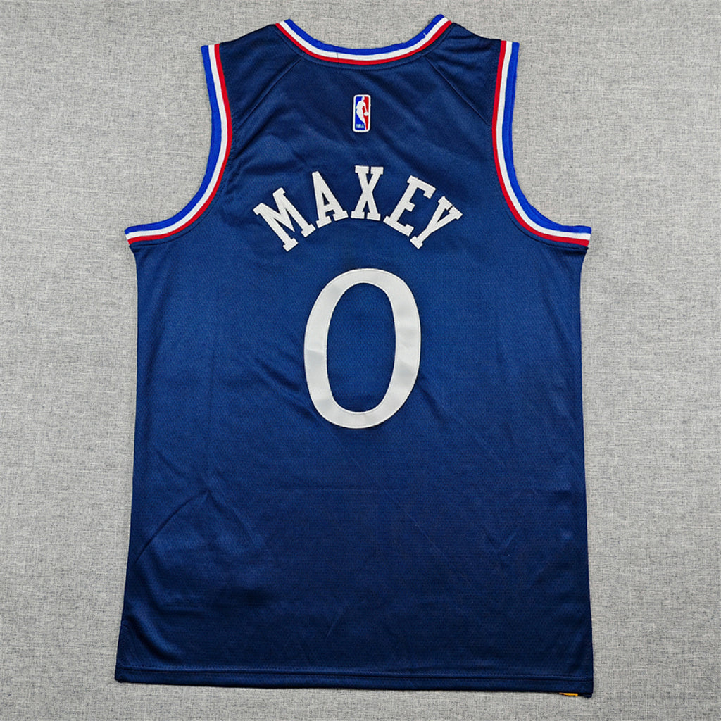 2026-27 NBA 76ers Deep Blue City Edition No.0 MAXEY