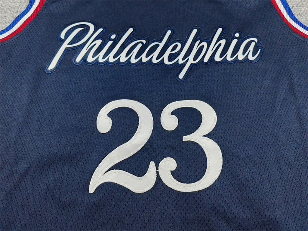 2026-27 NBA 76ers Deep Blue City Edition No.23 JAMES