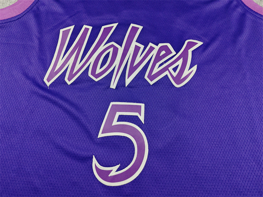 2026-27 NBA Timberwolves Classic Purple No.5 EDWARDS