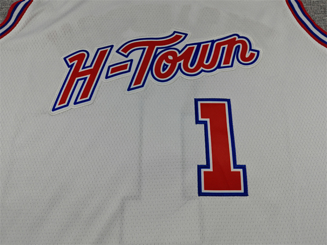 2026-27 NBA Rocket White City Edition No.1 THOMPSON