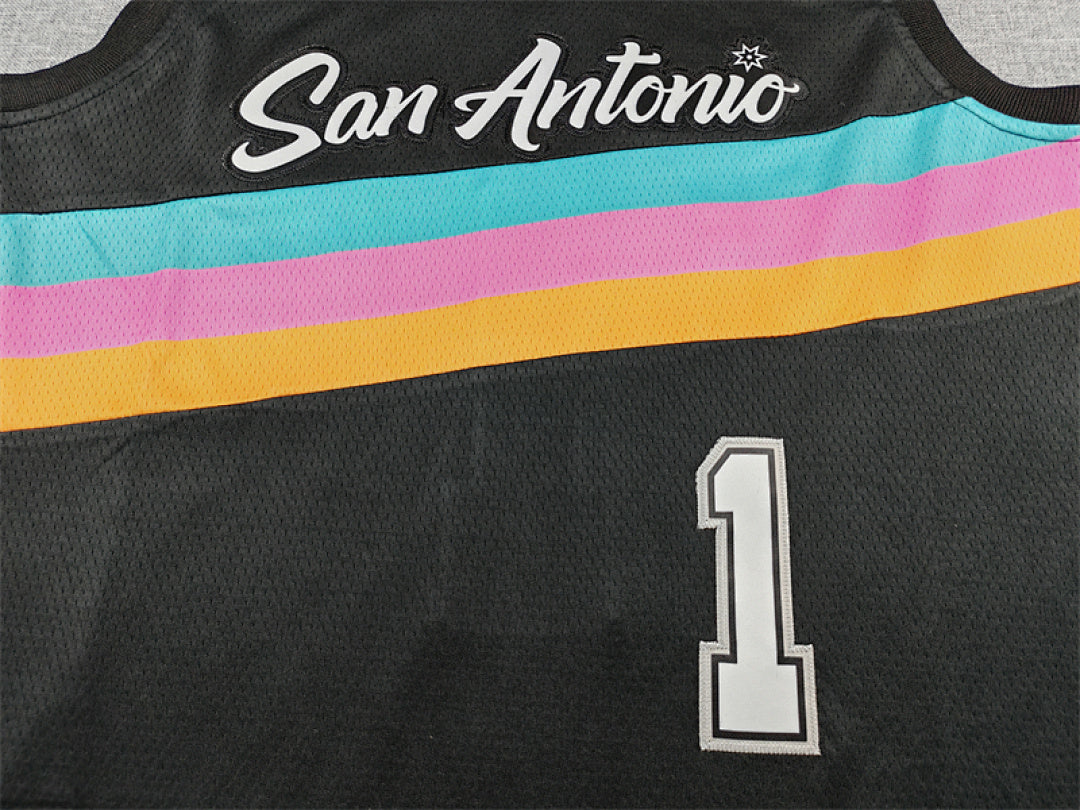 2026-27 NBA Spurs Black City Edition No.1 WEMBANYYAMA