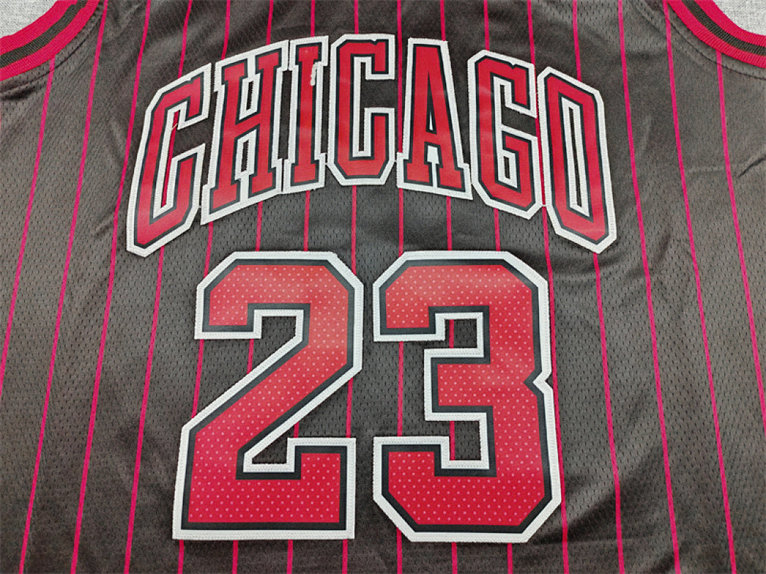 2026-27 NBA Bulls Black Stripes Announcement Edition No.23 JORDAN