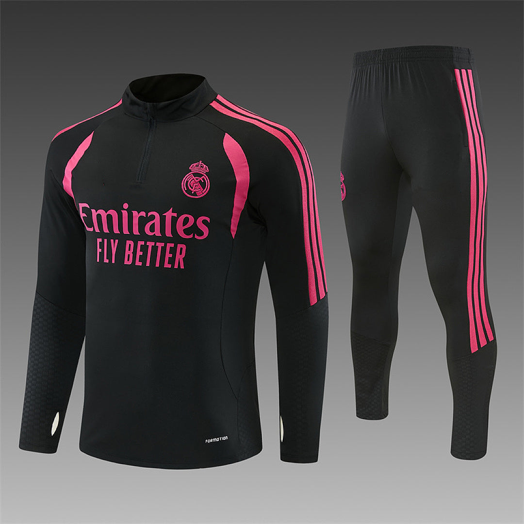 2026-27 Real Madrid Black-Pink Training Suit