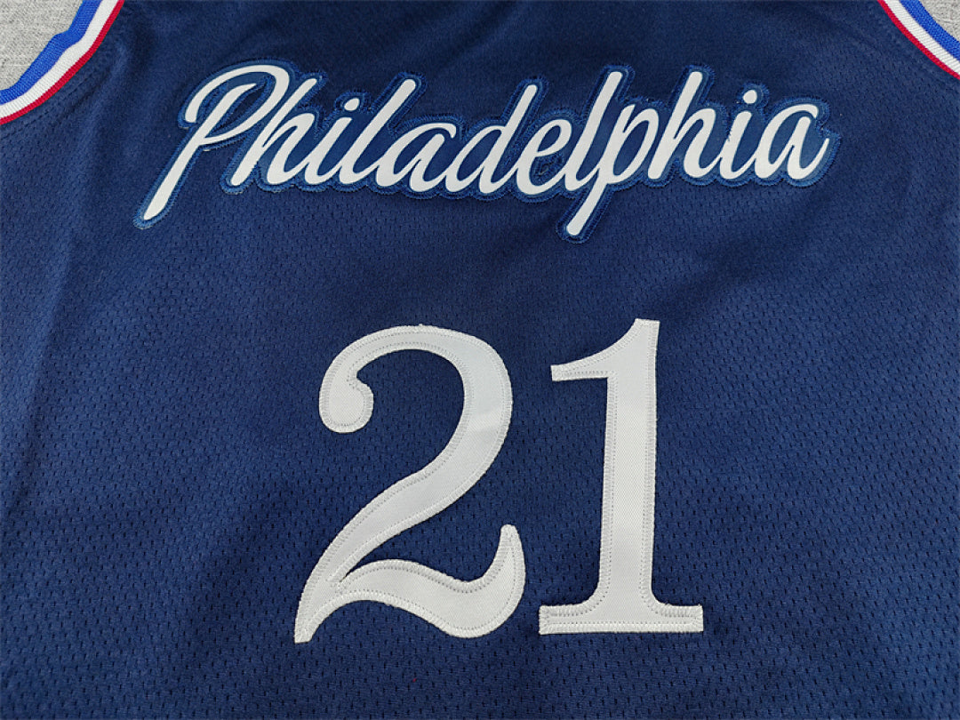 2026-27 NBA 76ers Deep Blue City Edition No.21 EMBIID