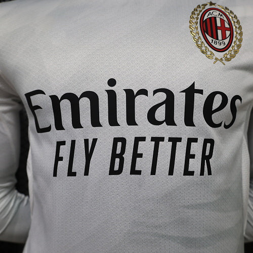 2026-27 AC Milan Away Player Version Long Sleeves
