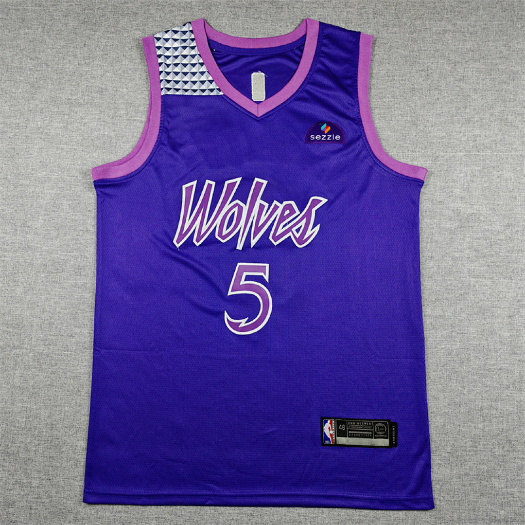2026-27 NBA Timberwolves Classic Purple No.5 EDWARDS