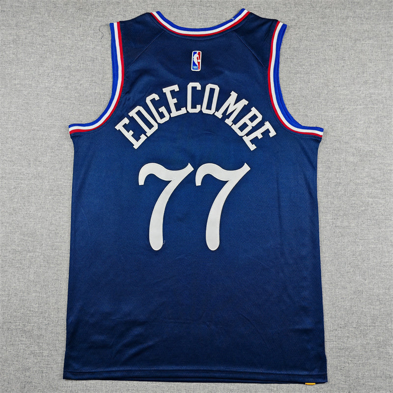 2026-27 NBA 76ers Deep Blue City Edition No.77 EDGECOMBE
