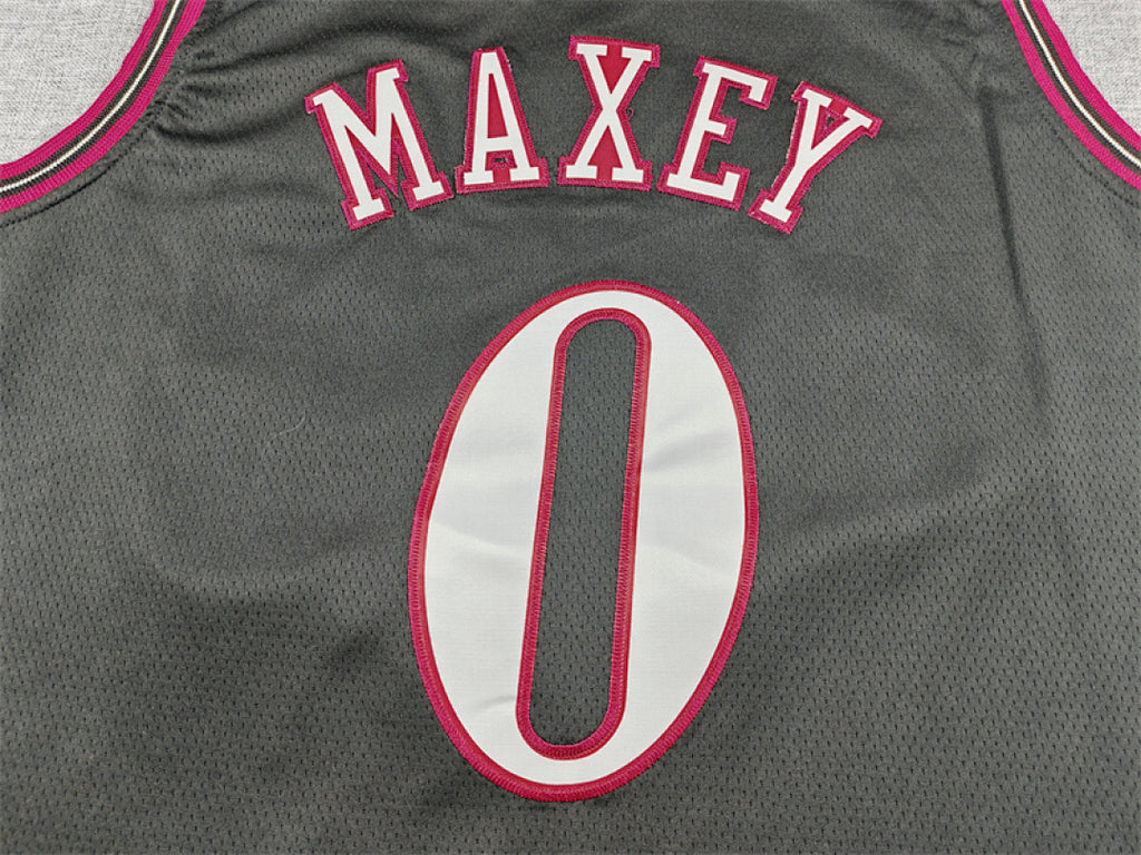 2026-27 NBA 76ers Classic Black Edition No.0 MAXEY