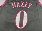 2026-27 NBA 76ers Classic Black Edition No.0 MAXEY