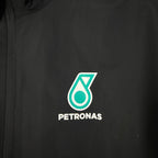 Traje de carreras cortavientos Mercedes Team Black 2026